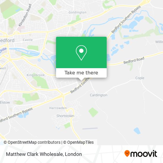 Matthew Clark Wholesale map