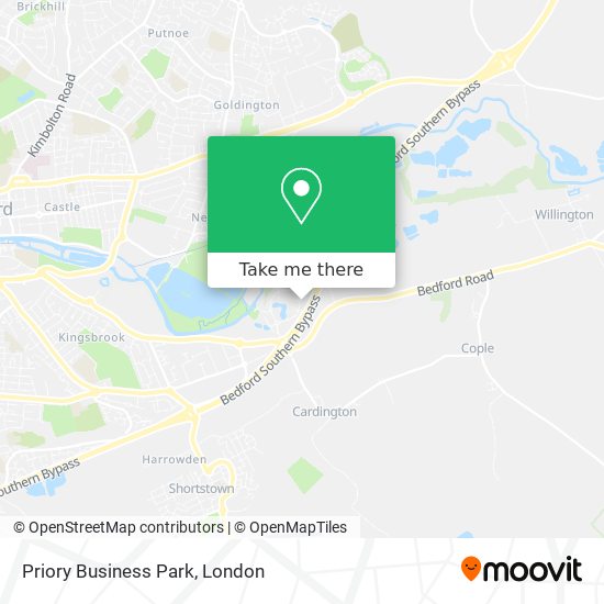 Priory Business Park map