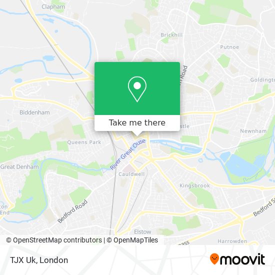 TJX Uk map