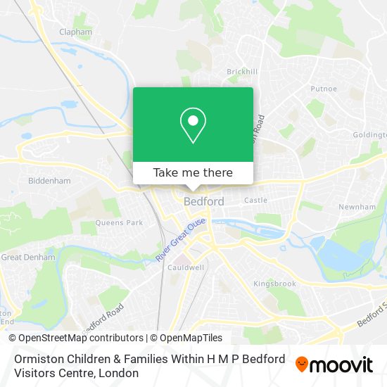 Ormiston Children & Families Within H M P Bedford Visitors Centre map