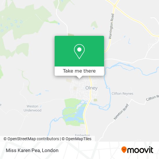 Miss Karen Pea map