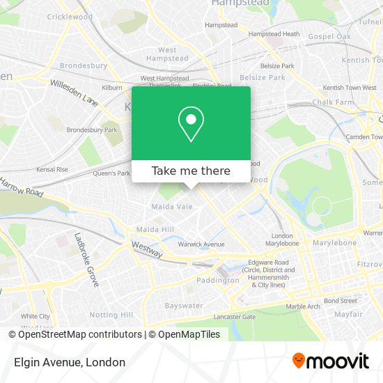 Elgin Avenue map