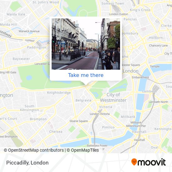 Piccadilly map