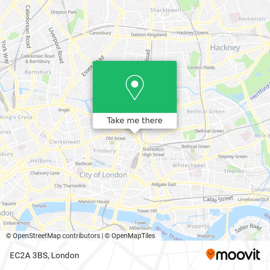 EC2A 3BS map