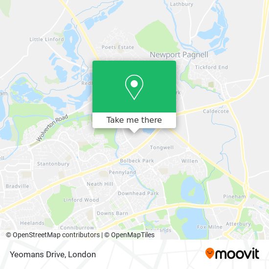 Yeomans Drive map