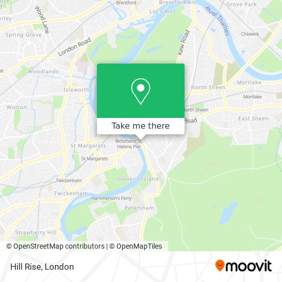 Hill Rise map