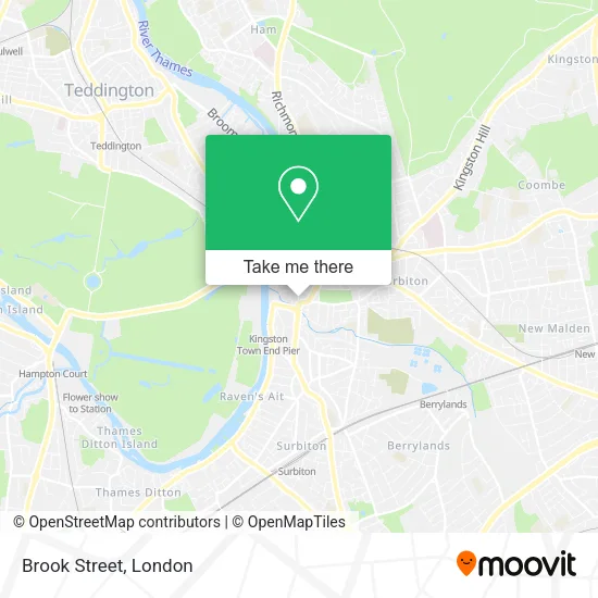 Brook Street map