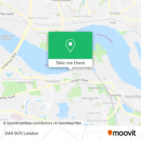 DA9 9UY map