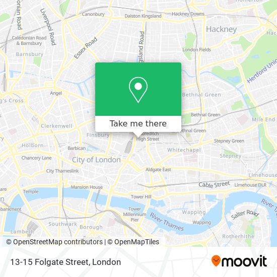 13-15 Folgate Street map