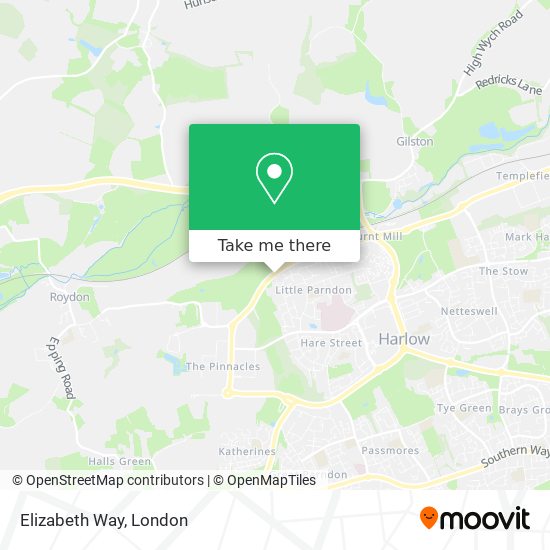 Elizabeth Way map