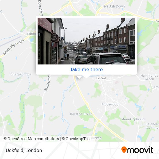 Uckfield map