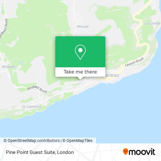 Pine Point Guest Suite map