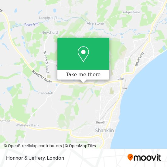 Honnor & Jeffery map