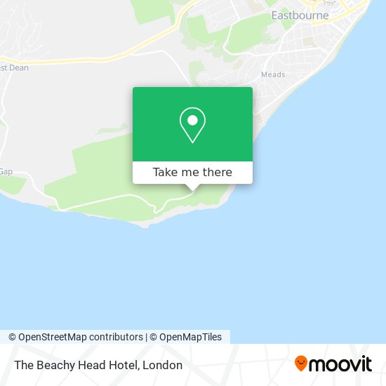 The Beachy Head Hotel map