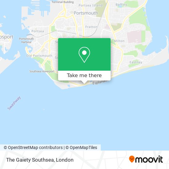 The Gaiety Southsea map