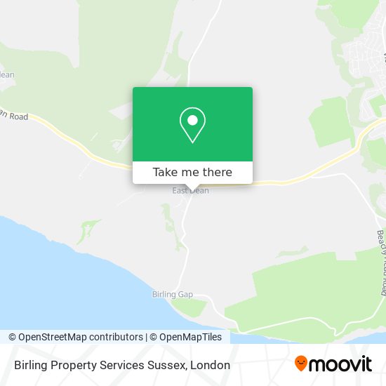 Birling Property Services Sussex map