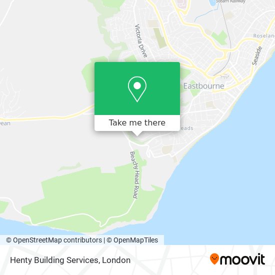 Henty Building Services map