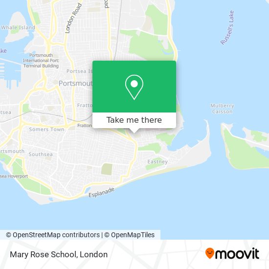 Mary Rose School map
