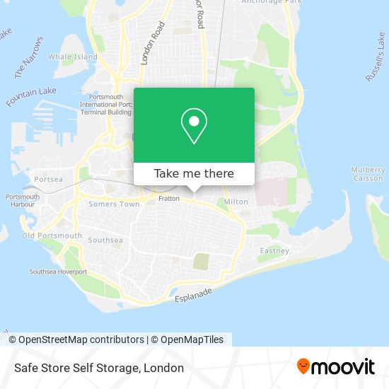 Safe Store Self Storage map