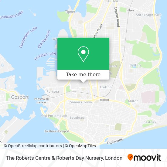 The Roberts Centre & Roberts Day Nursery map