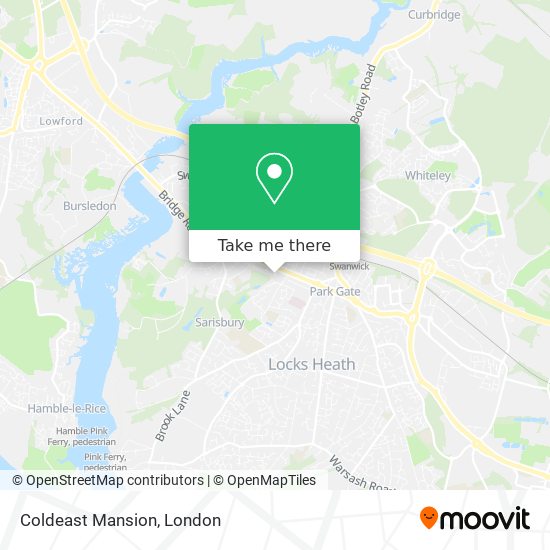 Coldeast Mansion map