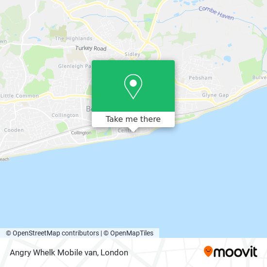 Angry Whelk Mobile van map