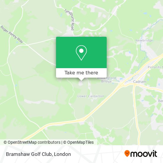 Bramshaw Golf Club map