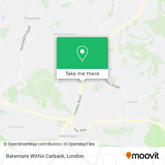 Batemans Within Carbank map