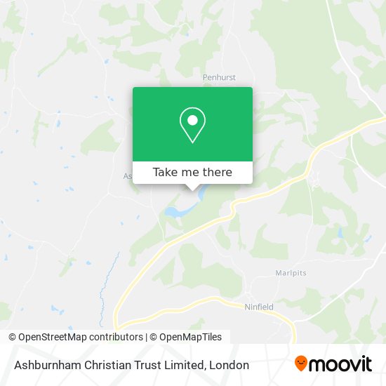 Ashburnham Christian Trust Limited map