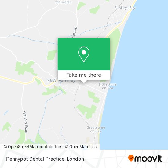 Pennypot Dental Practice map