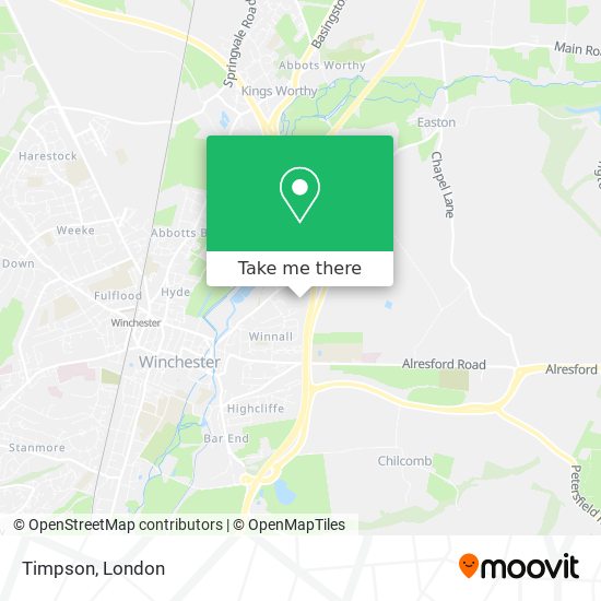 Timpson map