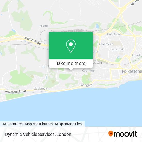 Dynamic Vehicle Services map