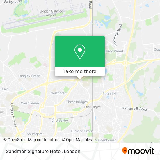 Sandman Signature Hotel map