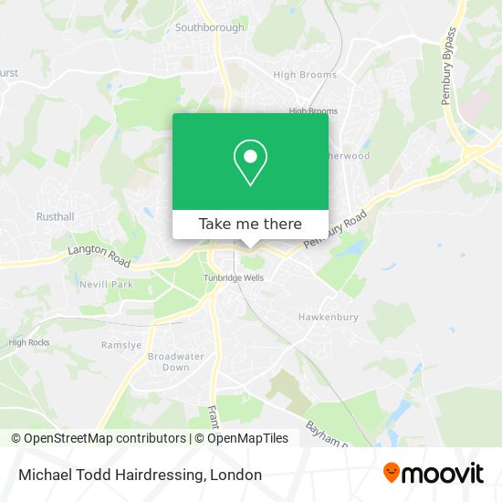 Michael Todd Hairdressing map