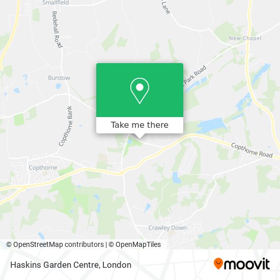 Haskins Garden Centre map
