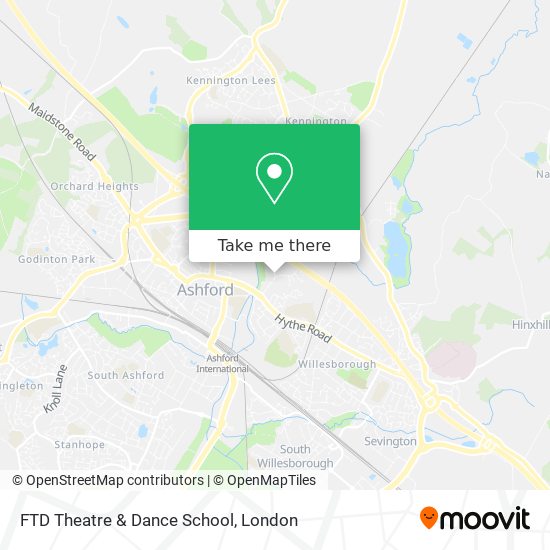 FTD Theatre & Dance School map