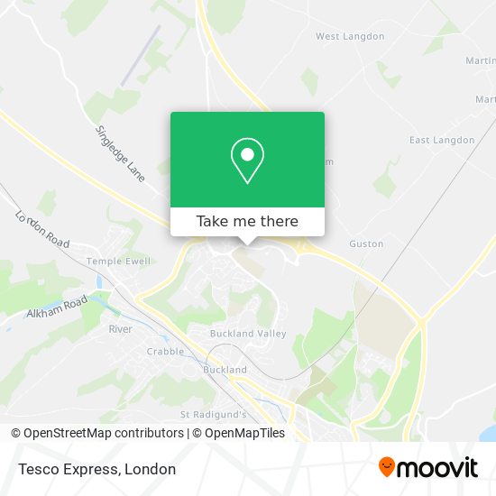 Tesco Express map