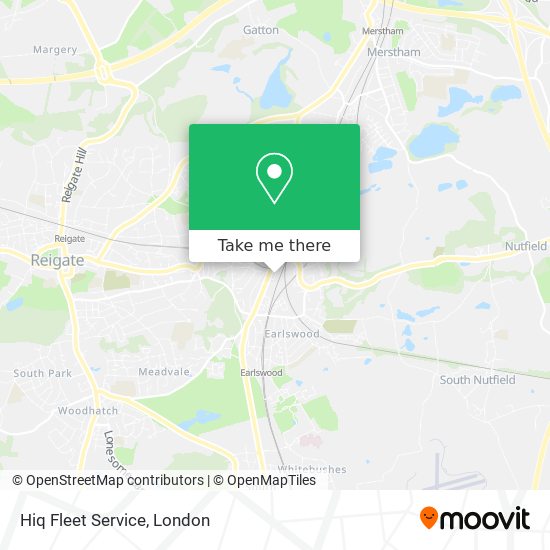 Hiq Fleet Service map