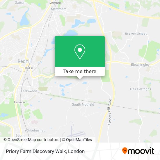 Priory Farm Discovery Walk map