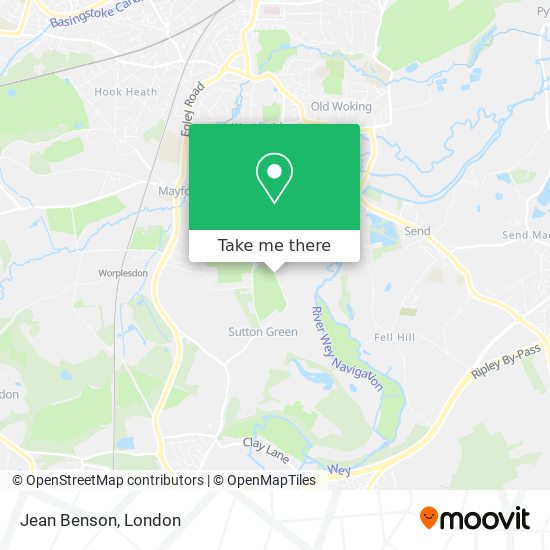 Jean Benson map