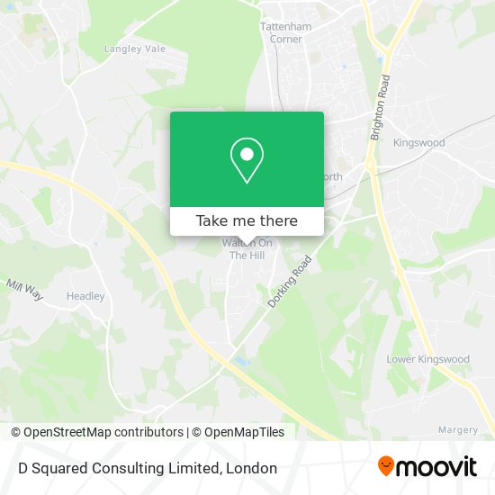 D Squared Consulting Limited map