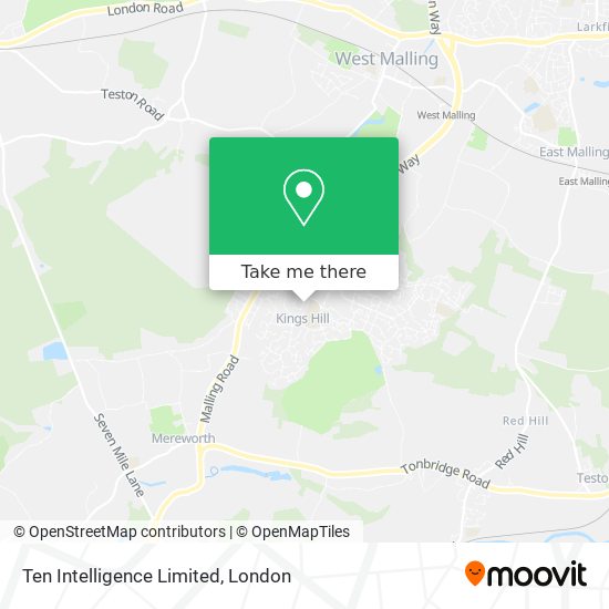 Ten Intelligence Limited map