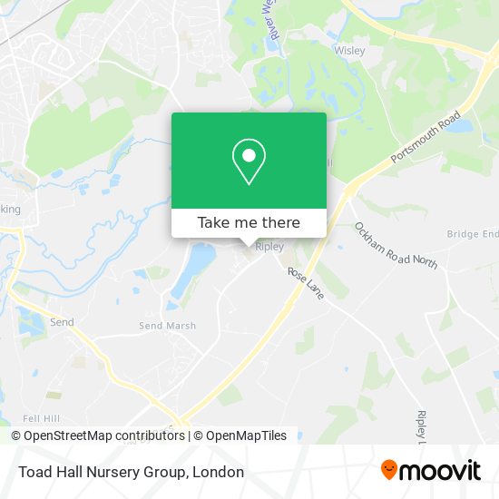 Toad Hall Nursery Group map