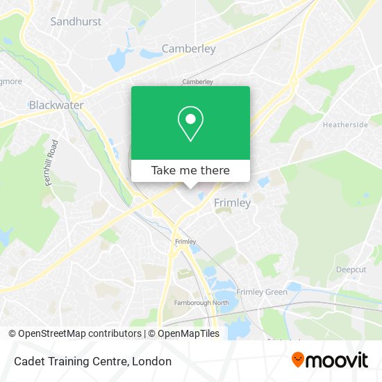 Cadet Training Centre map