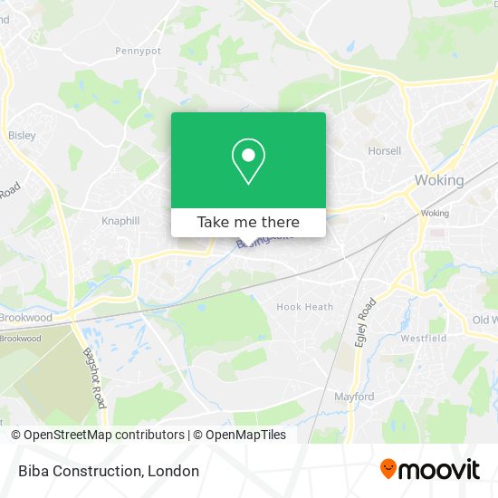 Biba Construction map