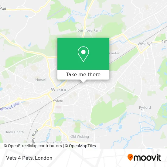 Vets 4 Pets map