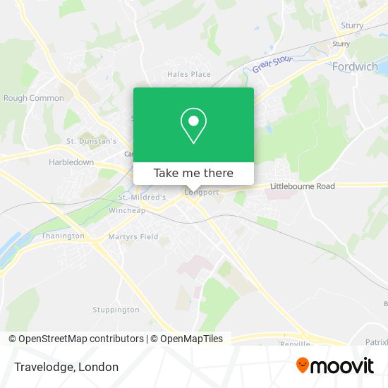 Travelodge map