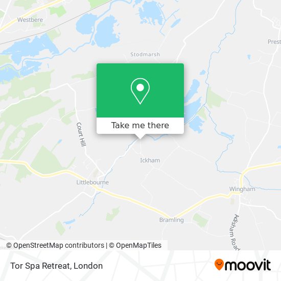 Tor Spa Retreat map
