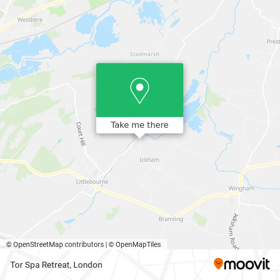 Tor Spa Retreat map