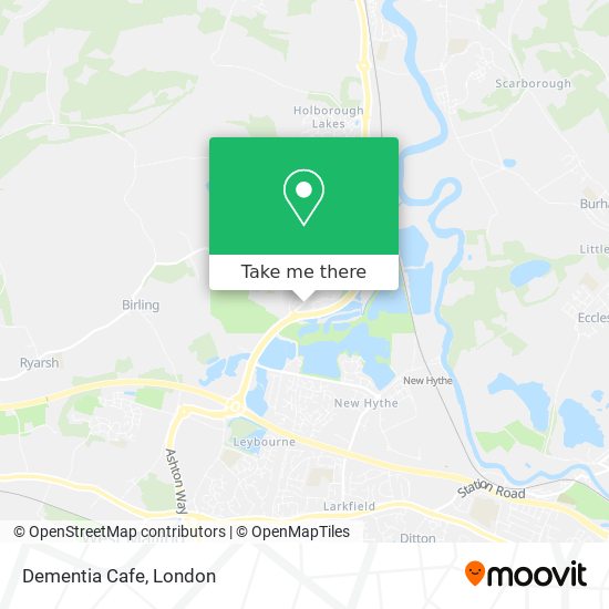 Dementia Cafe map
